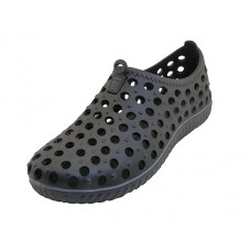 S7790M-BB Wholesale Men's " Wave " Super Soft Light Weight Hollow Upper Shoes ( * Black Color )